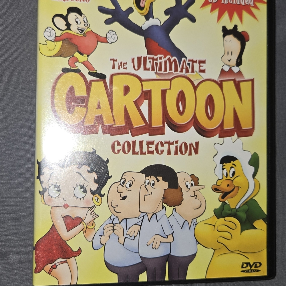 The Ultimate Cartoon Collection DVD Plus A Bonus Kid Sing A Long CD